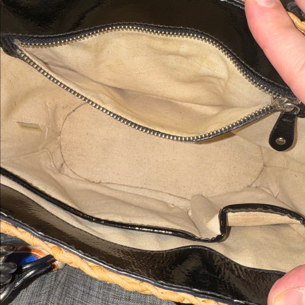 Michael Kors Santorini Natural Straw Tote - Picture 11 of 17